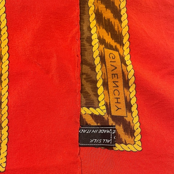Givenchy 100% silk scarf - Picture 1 of 4